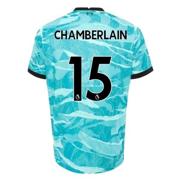 Camiseta Liverpool NO.15 Chamberlain Segunda 2020-2021 Azul